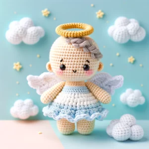 baby angel amigurumi free crochet pattern