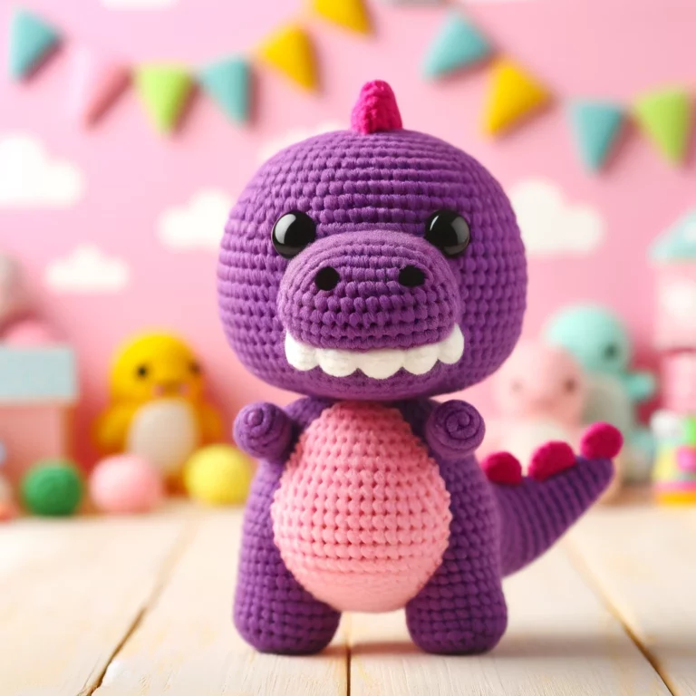 trex dinosaur amigurumi crochet pattern free