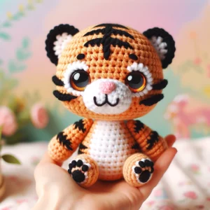 baby tiger amigurumi crochet pattern