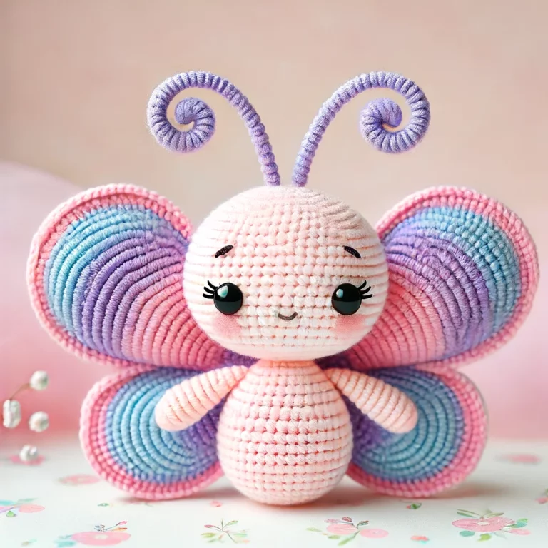 butterfly doll amigurumi crochet