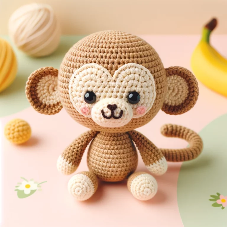 cute monkey amigurumi crochet pattern