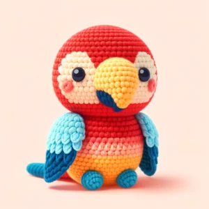 macao parrot amigurumi crochet pattern