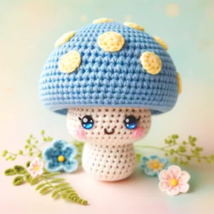 cute mushroom crochet