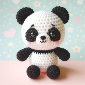 panda amigurumi crochet