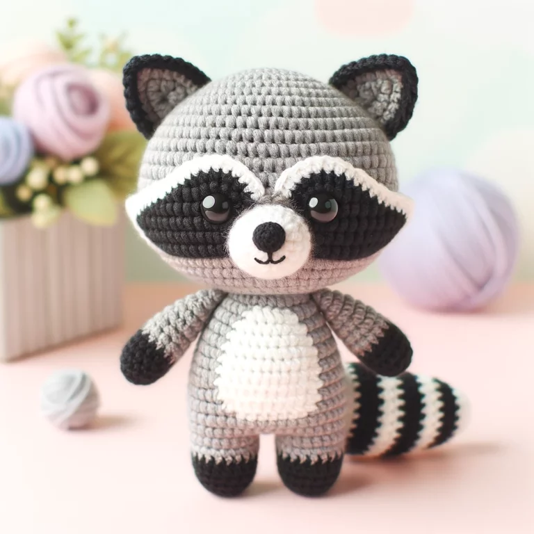 raccoon amigurumi crochet pattern