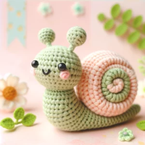 snail amigurumi crochet pattern