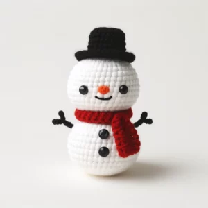 snowman amigurumi crochet pattern free