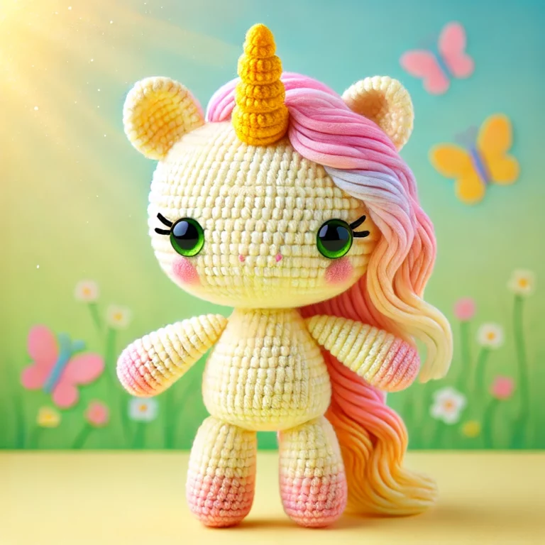 unicorn doll amigurumi crochet