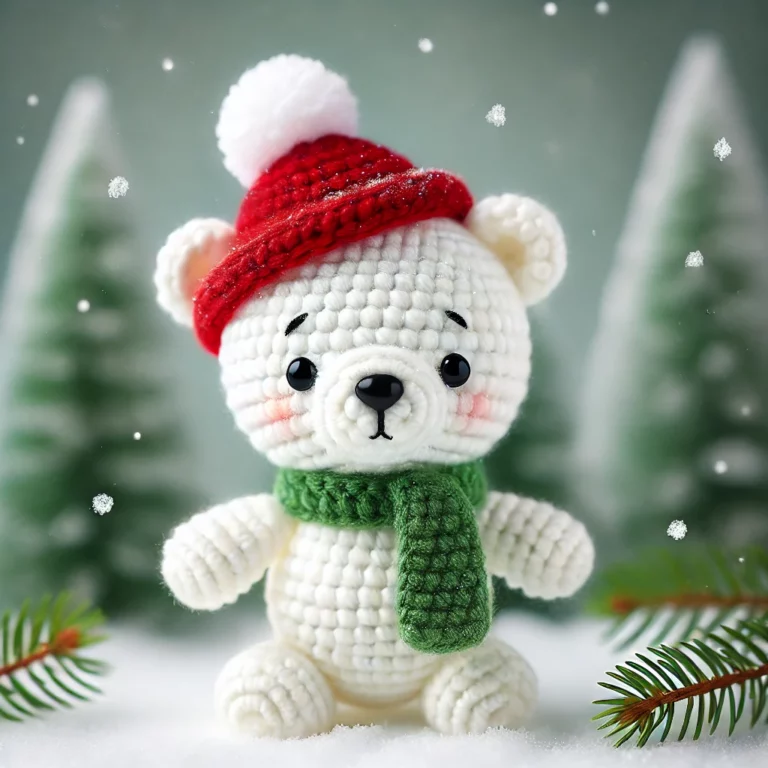 polar bear amigurumi crochet pattern ideas