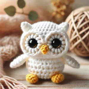 white owl amigurumi crochet pattern